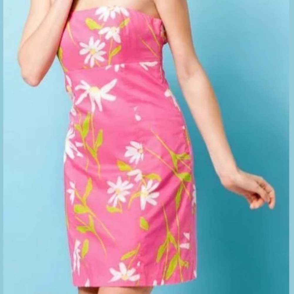 Lilly Pulitzer Franco Sleeveless Dress Pink 4